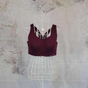 Victoria Secret Sport Women's Burgundy Sports Bra Size 34D
